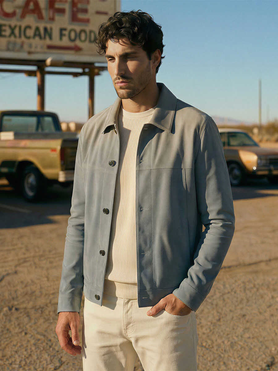 大人の男はこの春、上質スウェードを羽織る！ | Fashion | Safari Online